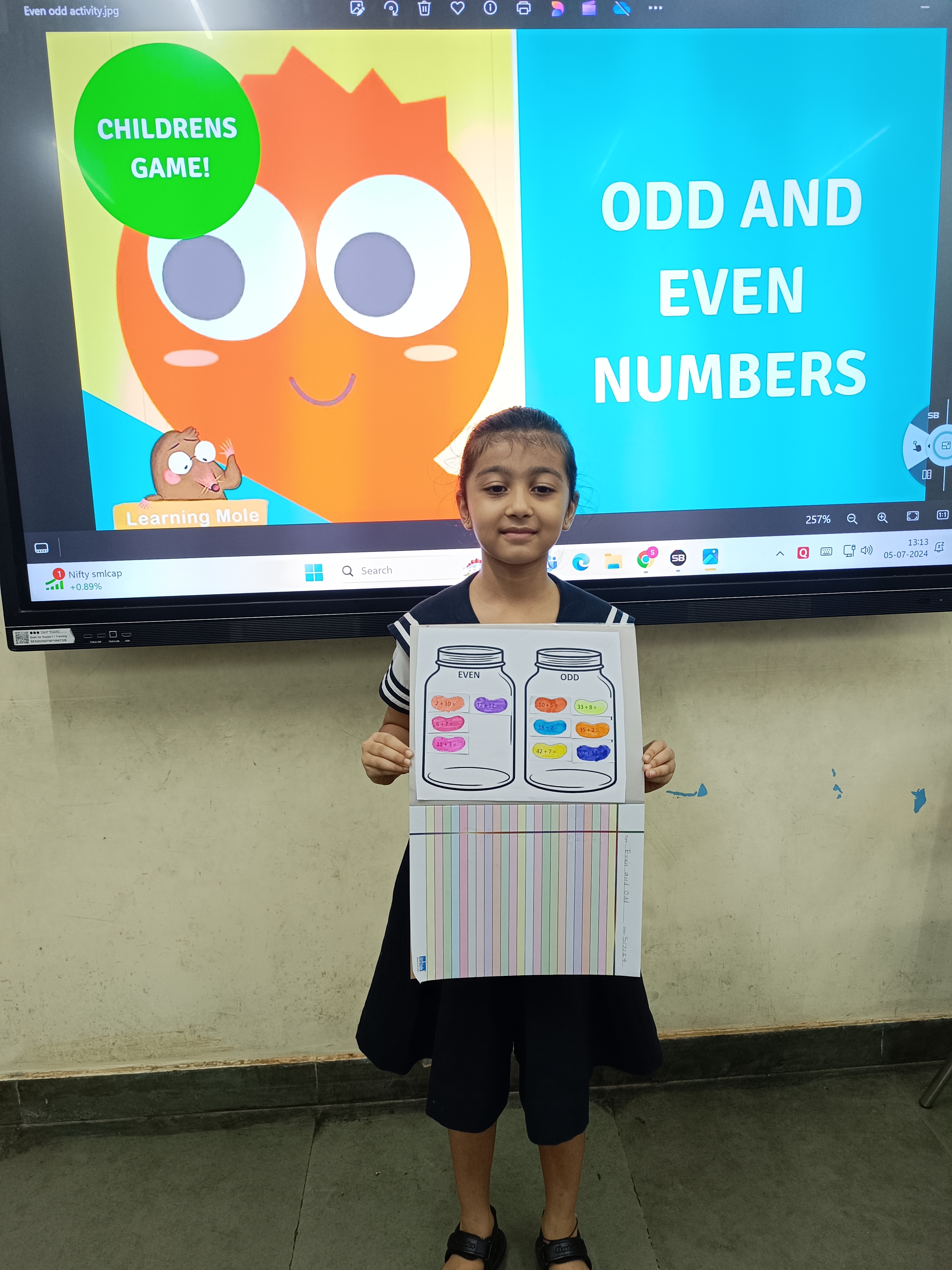 MATHS ACTIVITY - EVEN AND ODD NUMBERS (GRADE 2)