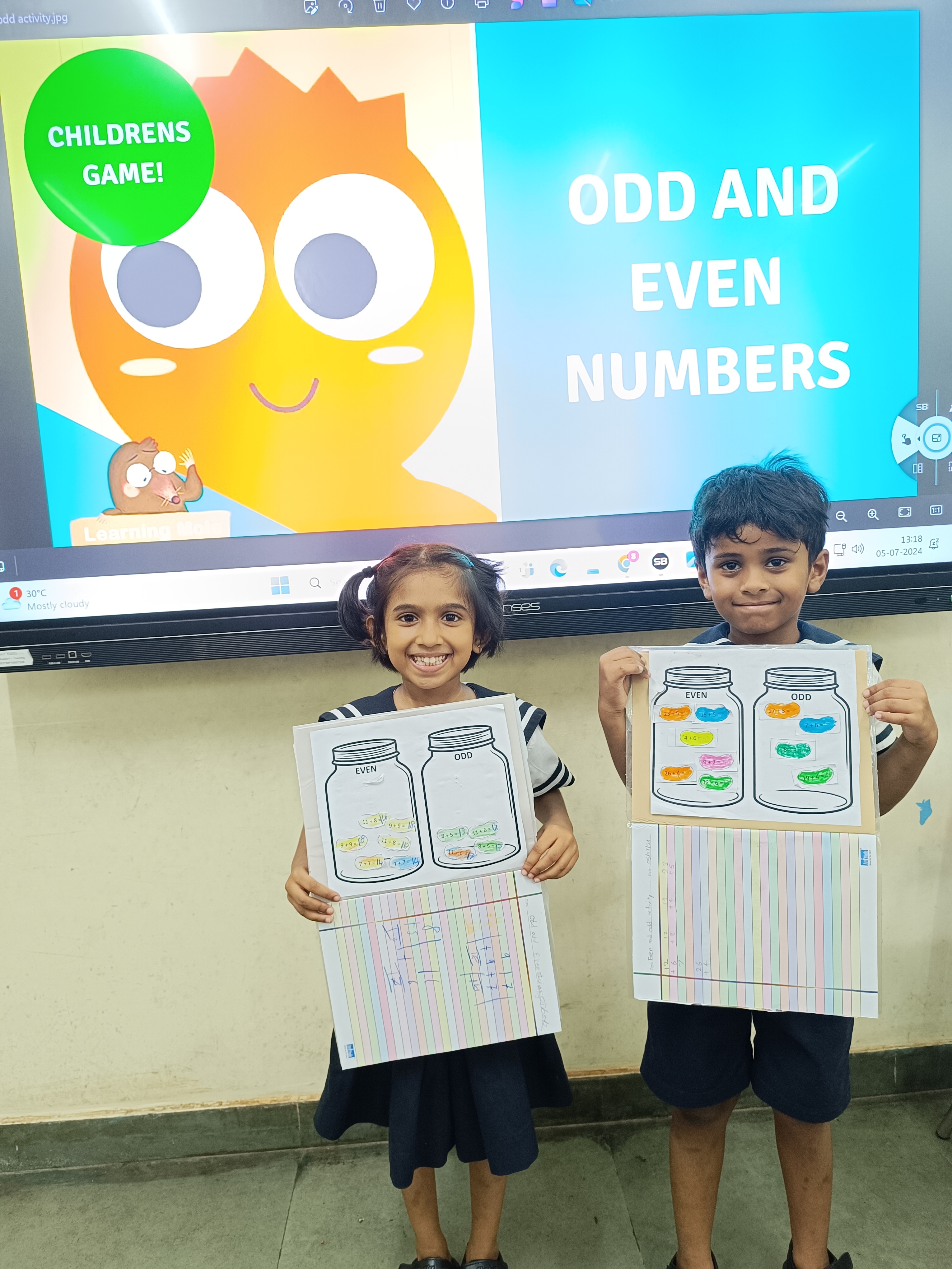 MATHS ACTIVITY - EVEN AND ODD NUMBERS (GRADE 2)